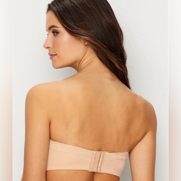 Bali Smoothing Bra w Hidden Underwire, No-Slip Gripper & Strapless Option - 44D - Picture 8 of 8